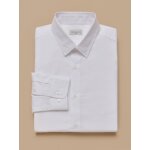 Chemise popeline unie homme coupe ajust�e