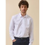 Chemise popeline unie homme coupe ajust�e