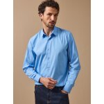 Chemise popeline unie homme - coupe contemporaine