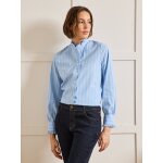 Chemise raye col volant femme - limited collection