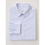 Chemise ray�e coton et lin regular fit homme