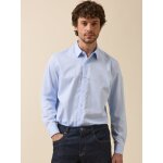Chemise twill uni homme coupe contemporaine