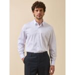 Chemise twill uni homme coupe contemporaine