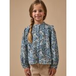 Chemise velours tissu liberty fille