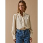 Chemise volante femme velours ctel babycord