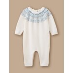 Combinaison en tricot jacquard b�b�