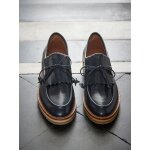 Derbies plateau cuir femme