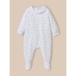 Dors - bien en velours b�b� col en broderie anglaise