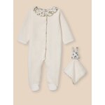 Dors - bien velours et tissu liberty + doudou b�b�