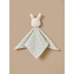 Doudou lapin gaze de coton biologique - imprim� hirondelles