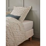 Drap - housse percale de coton  divine  et  baies sauvages