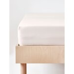 Drap - housse percale de coton coloris cru