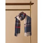 charpe frange carreaux homme