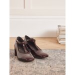 Escarpins salom cuir vernis femme