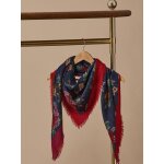 Foulard imprim� en laine femme