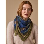Foulard laine femme imprim� fleuri