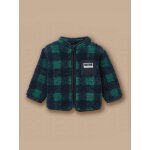 Gilet carreaux en sherpa b�b�