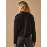 Gilet col chemise maille milano femme