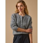 Gilet femme avec laine et mohair