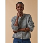 Gilet femme avec laine et mohair