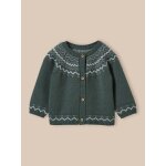 Gilet jacquard en laine bb