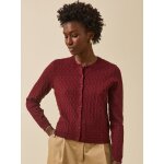 Gilet maille pointelle femme