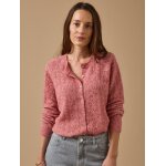 Gilet maille pointelle femme