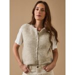 Gilet sans manches femme laine et mohair