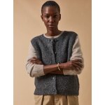 Gilet sans manches femme maille bouclette