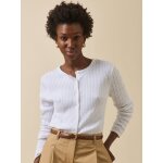 Gilet torsades femme coton biologique