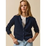 Gilet torsades femme coton biologique