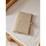 Housse pour carnet de sant en gaze vichy