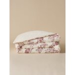Housse de couette esprit toile de jouy en percale de coton