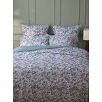 Housse de couette percale de coton et tissu liberty