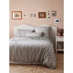 Housse de couette percale de coton et tissu liberty  shasta