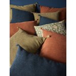 Housse de coussin en coton chenille