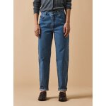 Jean mom femme claire coton biologique dlavage coresponsable