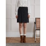 Jupe courte boutonne femme imprim confetti