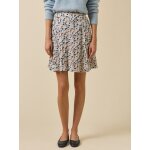 Jupe courte femme imprim� fleurs pop