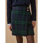 Jupe courte tartan femme en laine