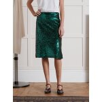 Jupe droite sequins femme