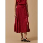 Jupe longue boutonne jacquard femme
