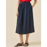 Jupe mi - longue femme viscose dobby