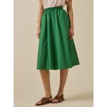 Jupe mi - longue popeline craquante femme