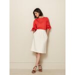 Jupe tulipe femme tissu natt�