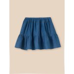 Jupe volant�e fille en denim light