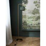 Lampadaire arsne en mtal et verre stri