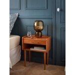 Lampe louise en verre teint�