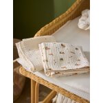 Lange gaze de coton biologique par lot de 2