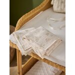 Lange gaze de coton biologique par lot de 2